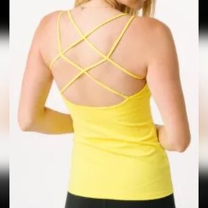 EUC Zyia bright lime fantastic tank top shirt